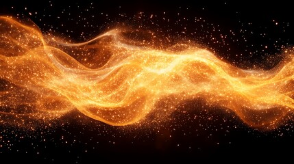 Abstract Artwork Showcasing Energetic Waves of Light and Motion, Capturing the Fluid Dynamics of Color and Texture for Modern Design Needs