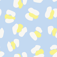 Pastels Abstract Brush Strokes Seamless Pattern Design