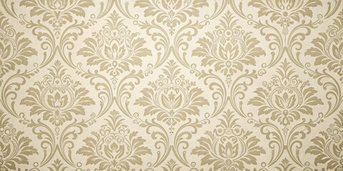 Damask seamless wallpaper background, refined design, elegant damask pattern, classic look