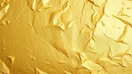 soft gold leaf texture with a thin delicate structure and slight crumpling, embossed surface, ornate pattern