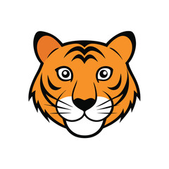 tiger head vector illustration