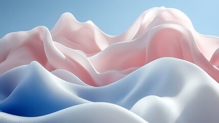 Obraz premium Abstract Fluid Patterns in Soft Colors Mimicking Electronic Circuits with Flowing Motion and Depth for Modern Design Inspiration