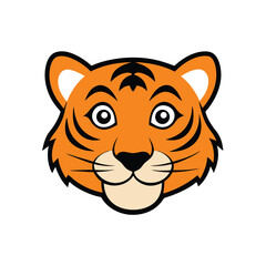 tiger head vector