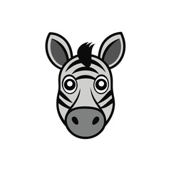 Zebra head vector
illustration