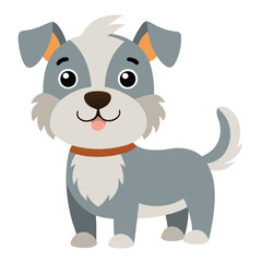 Cute Dog Cartoon Character