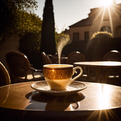 Kaffee - Italienischer Espresso mit goldenem Crema-Schein