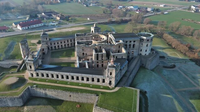 Krzyżtop&oacute;r Castle in Ujazd, Poland.