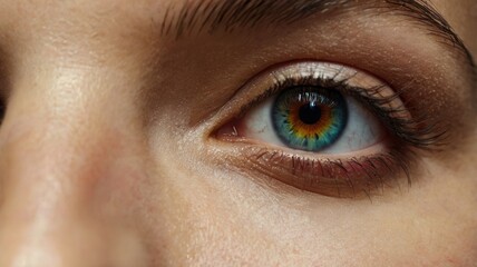 Obraz premium Close-up of a Woman's Eye