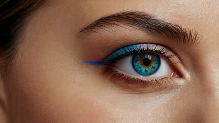 Obraz premium Close-up of a Woman's Eye