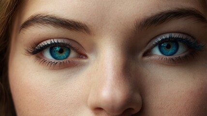 Obraz premium Close-up of a Woman's Eye