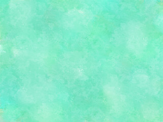 水彩テクスチャ　エメラルドグリーン