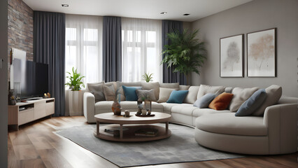 Fototapeta premium modern living room