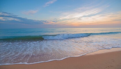 Obraz premium sunset over the beach