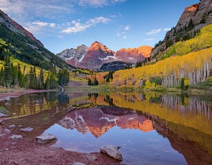 lake in the mountains