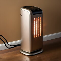 Electric room heater, automatic high and low heat system, amazing design.