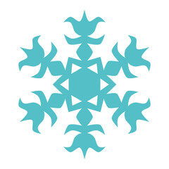 Christmas Snowflake Illustration