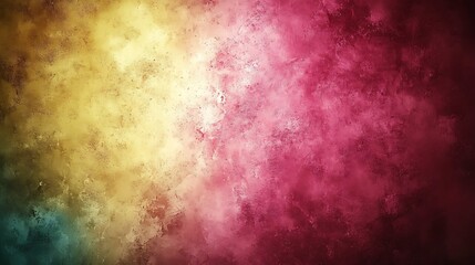 Obraz premium Abstract background with a vibrant color gradient of yellow, red, and green.