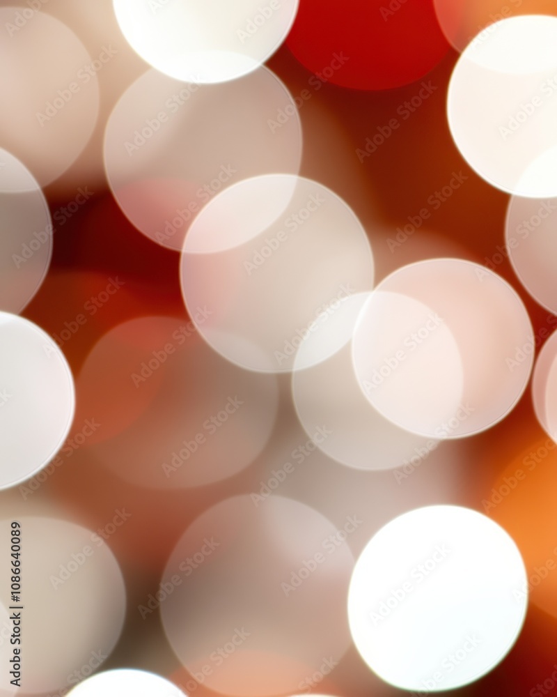 Poster a vibrant blur of colorful bokeh lights creating a festive and warm atmosphere.