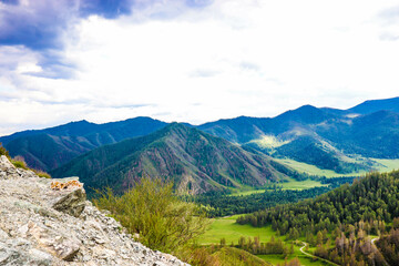 Pass. Altai Mountains