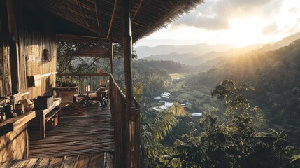 village in the mountains