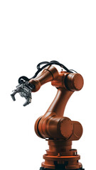 Orange articulated robot robot hand 