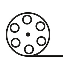 film icon vector on white background