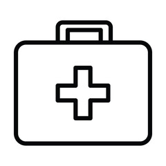 hospital equipment icon vector on white background