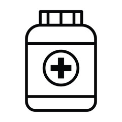 Obraz premium drug icon vector on white background