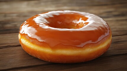 Glazed donuts.