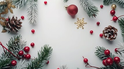 Diverse Array of Christmas Decorations in Various Styles and Designs