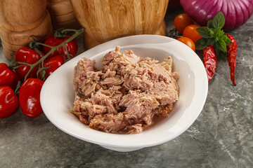 Canned tuna fish for salad
