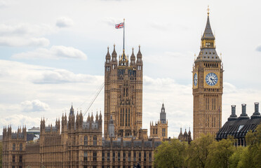 Fototapeta premium The Great Clock, or Big Ben, Great Bell of the Great Clock of Westminster, London