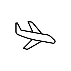 Arrival icon linear logo isolated