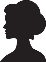 Woman Avatar Silhouette Illustration