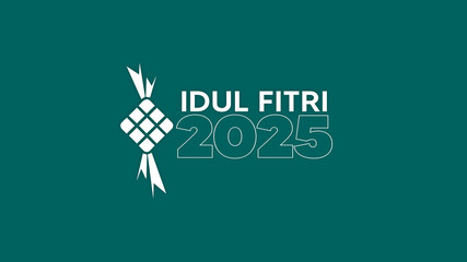 Idul Fitri 2025 - Eid Mubarak background
