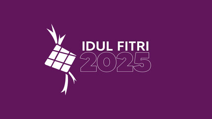Idul Fitri 2025 - Eid Mubarak background