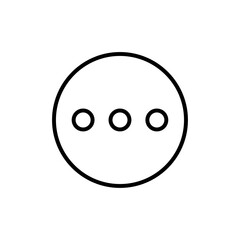 More icon linear logo isolated