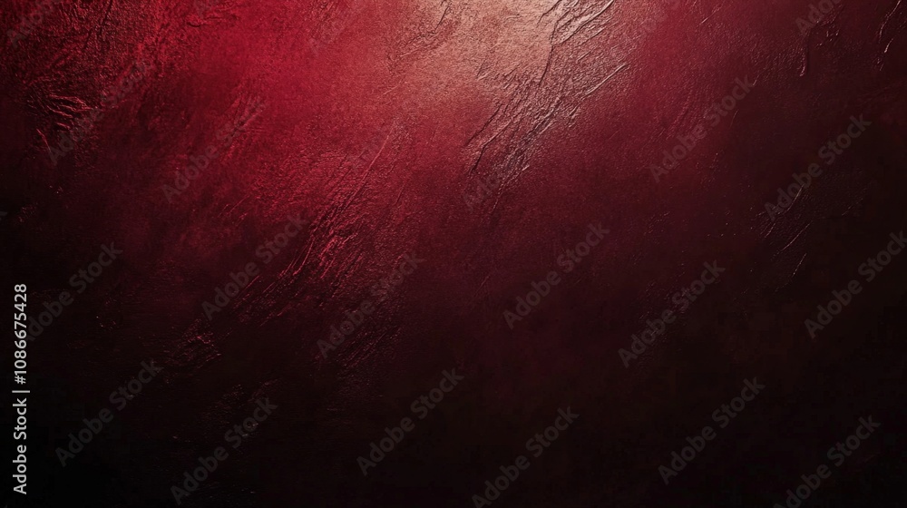 Poster textured abstract background in deep red shades with subtle highlights perfect for creative projects