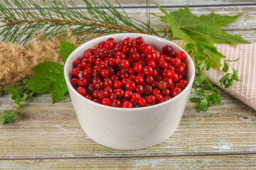 Natural organic wild forwst lingonberry