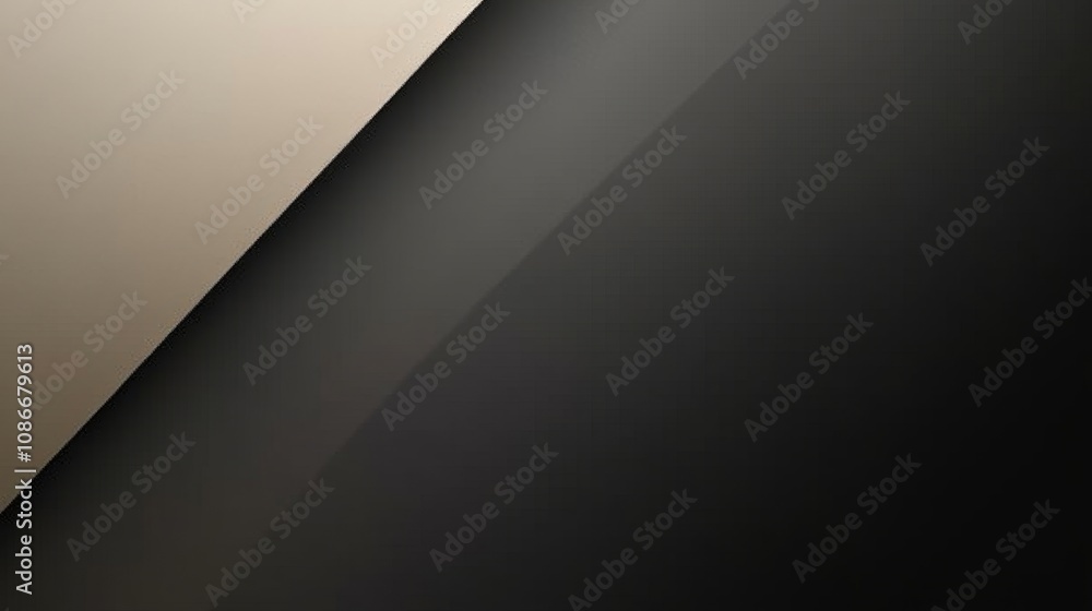 Poster abstract design with smooth gradient textures showcasing contrasting tones of light beige and deep b