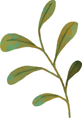 colorful illustration of flower petals and leaves clip art for background, wallpaper design