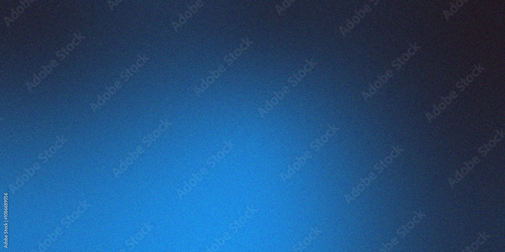 Poster Digital grainy gradient with a colorful soft noise effect. Vintage Grunge Texture Pattern in Blue Tones for Artful Wallpaper banner design. Gradient blur, noise, grain, texture. abstract background.