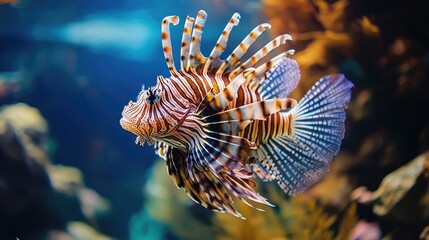 Lionfish in an Aquarium