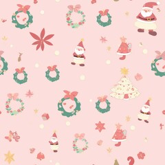 Fototapeta premium Festive Holiday Pattern Design for Celebration Themes