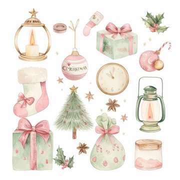 Whimsical Christmas Illustrations for Holiday Themes