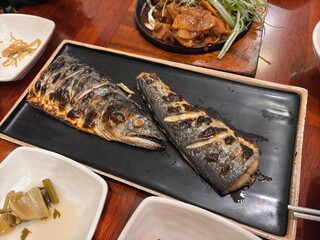 Grilled fish, a popular dish in Korea.
