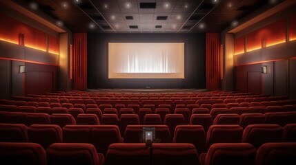 Empty Cinema Theater