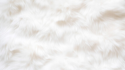 Obraz premium Close-up of a white fur blanket, with a soft, cozy, and warm feel for a winter background