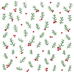 Christmas pattern Fruit
