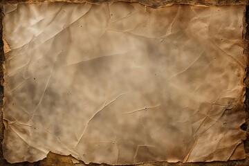 Aged Paper Artifact with Halftone Gradient Design and Textured Ruggedness